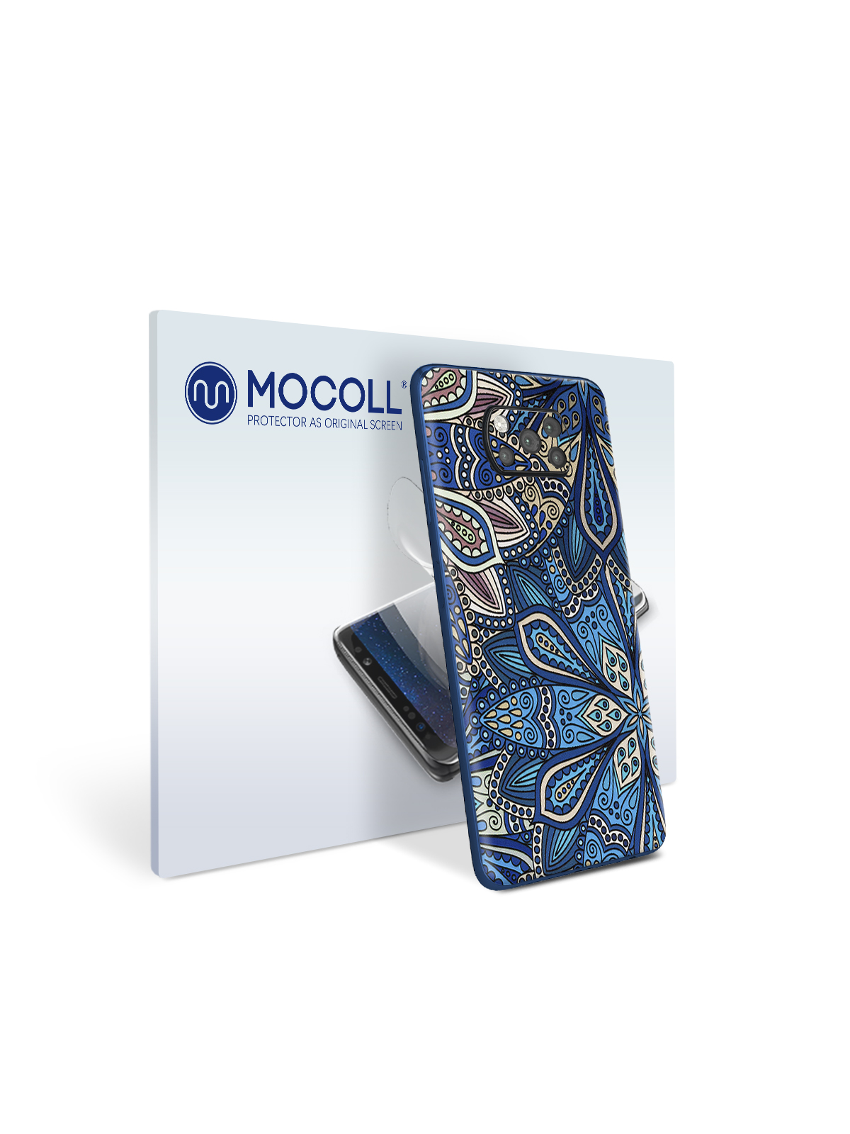 

Пленка защитная MOCOLL для задней панели Xiaomi Poco F3 Богемный узор Флораль