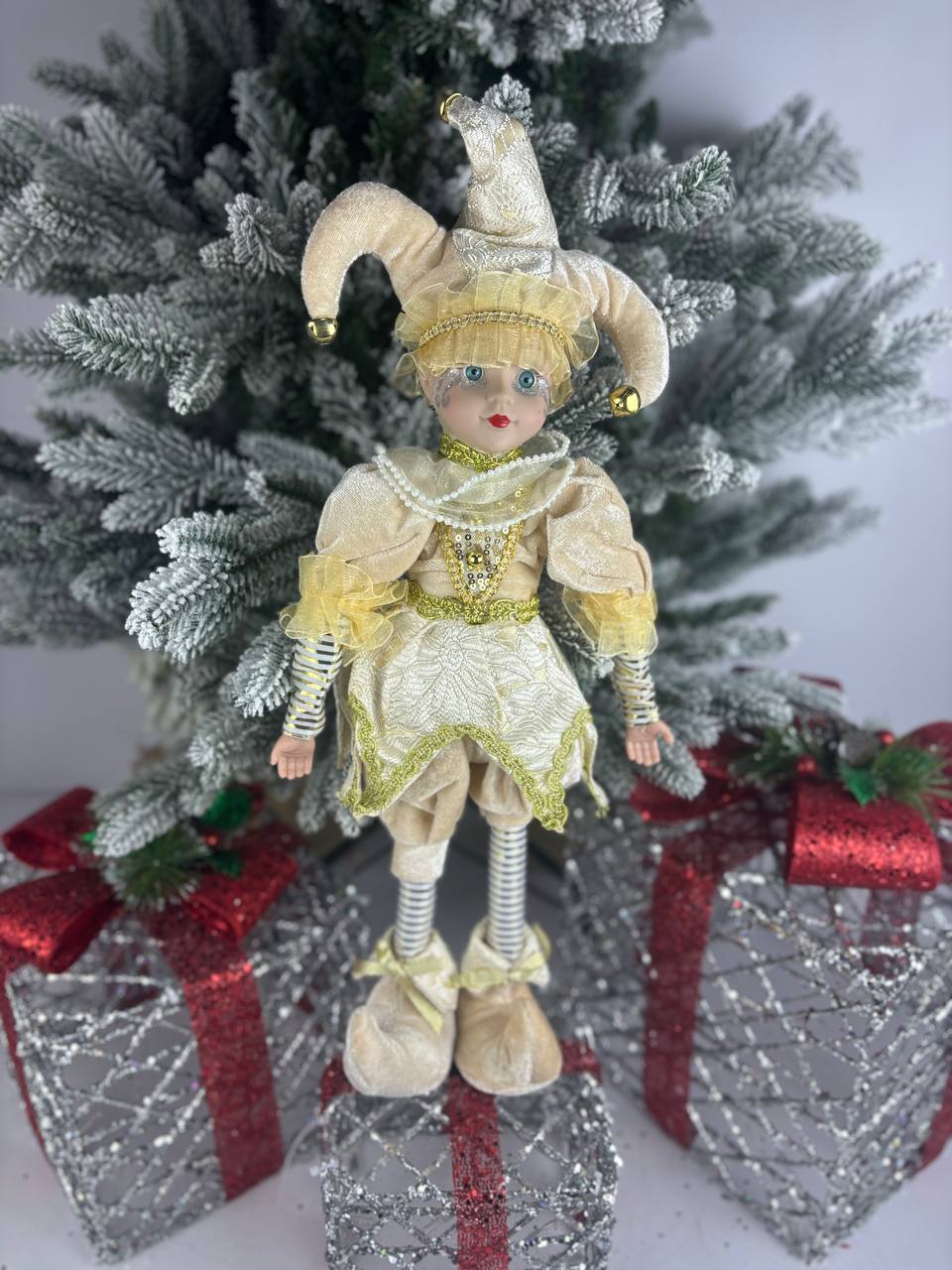 

Новогодняя фигурка Merry Christmas AZ2024-56 JL03 18575-1, Золотистый, AZ2024-56 JL03