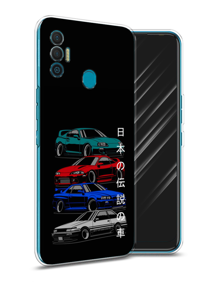 

Чехол Awog на Google Pixel 7 Pro "JDM Legend cars", Разноцветный