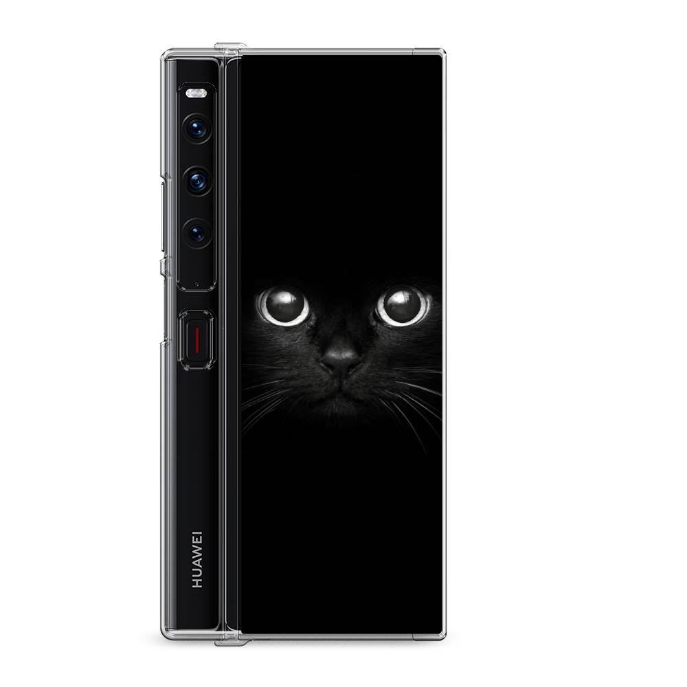 

Силиконовый чехол "Взгляд черной кошки" на Huawei Mate Xs 2 / Хуавеи Мате Xs 2