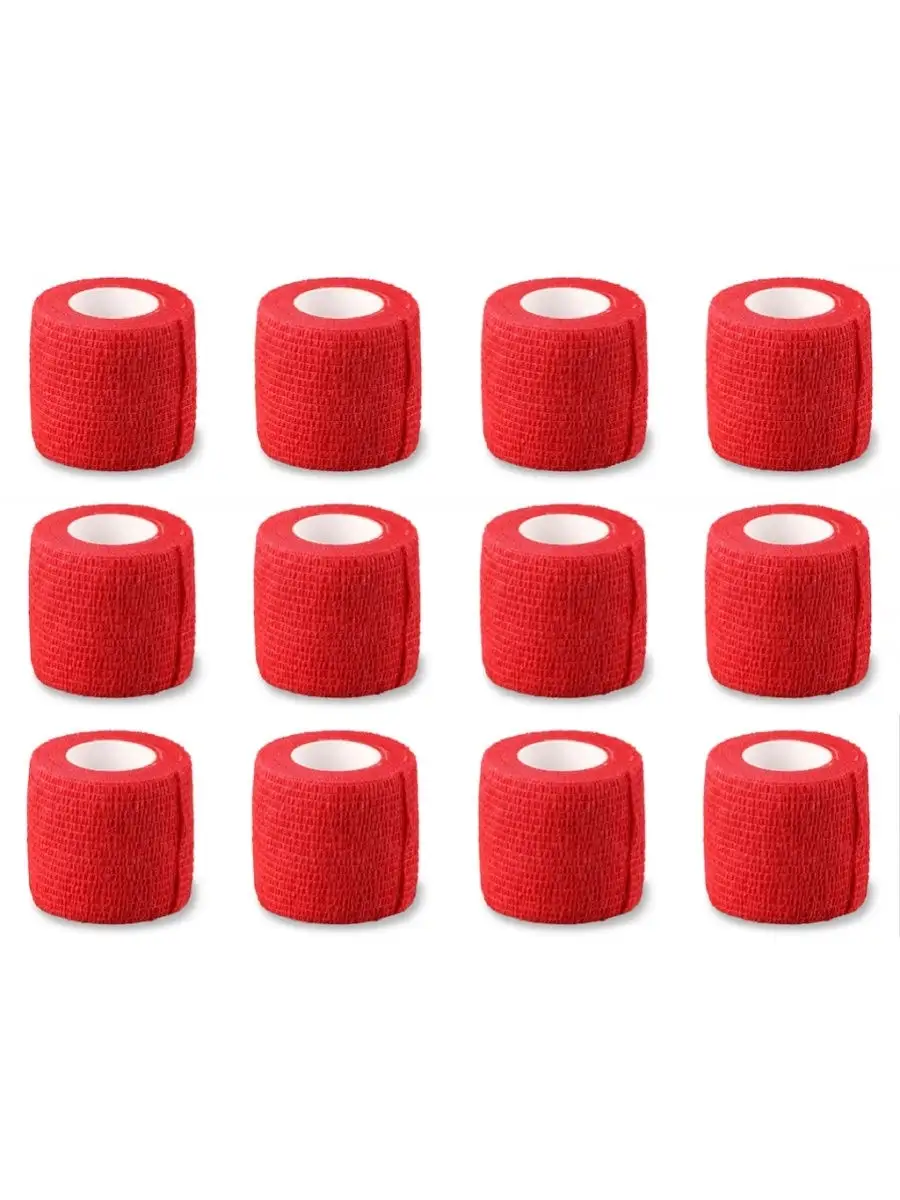 

Спортивный бинт HL Store ТБ-00007-12 красный 450 см 12 шт
