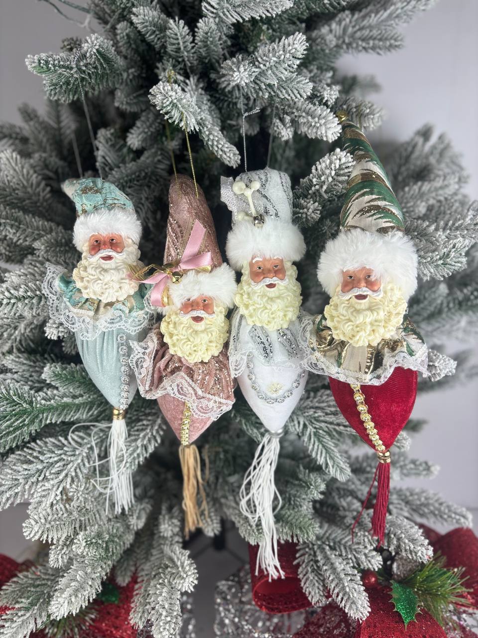

Елочная игрушка Merry Christmas AZ2024-99/115/110/103. 18579-1, Голубой;красный;розовый;серебристый, AZ2024-99/115/110/103.