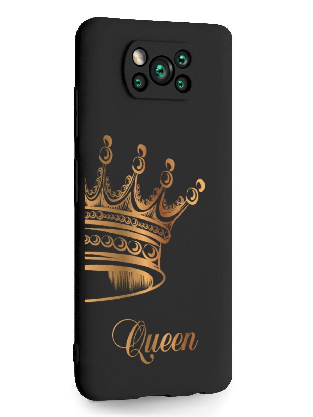 фото Чехол musthavecase для xiaomi poco x3 queen черный