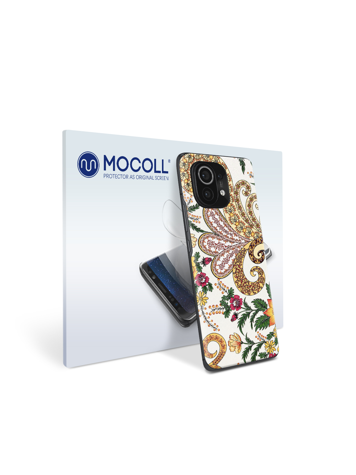 

Пленка защитная MOCOLL для задней панели Xiaomi Mi 11Lite Богемный узор Планта