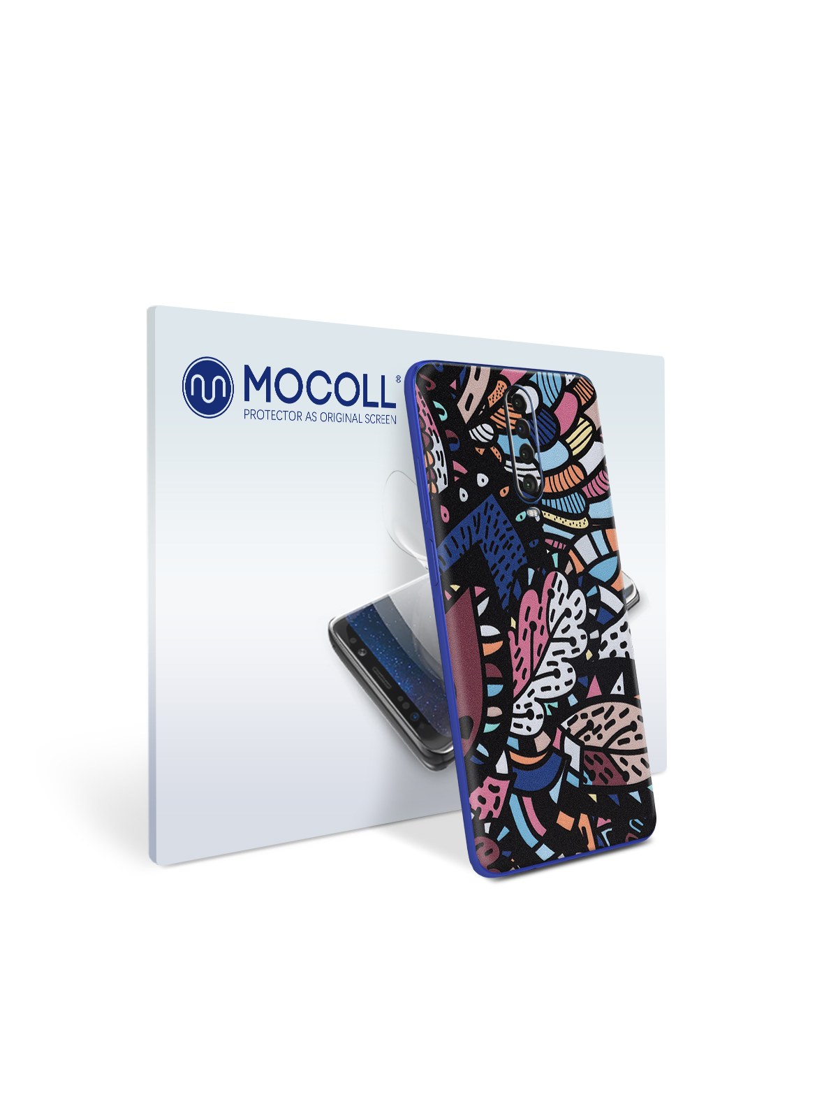 

Пленка защитная MOCOLL для задней панели Xiaomi Poco X2 Богемный узор Пальметта