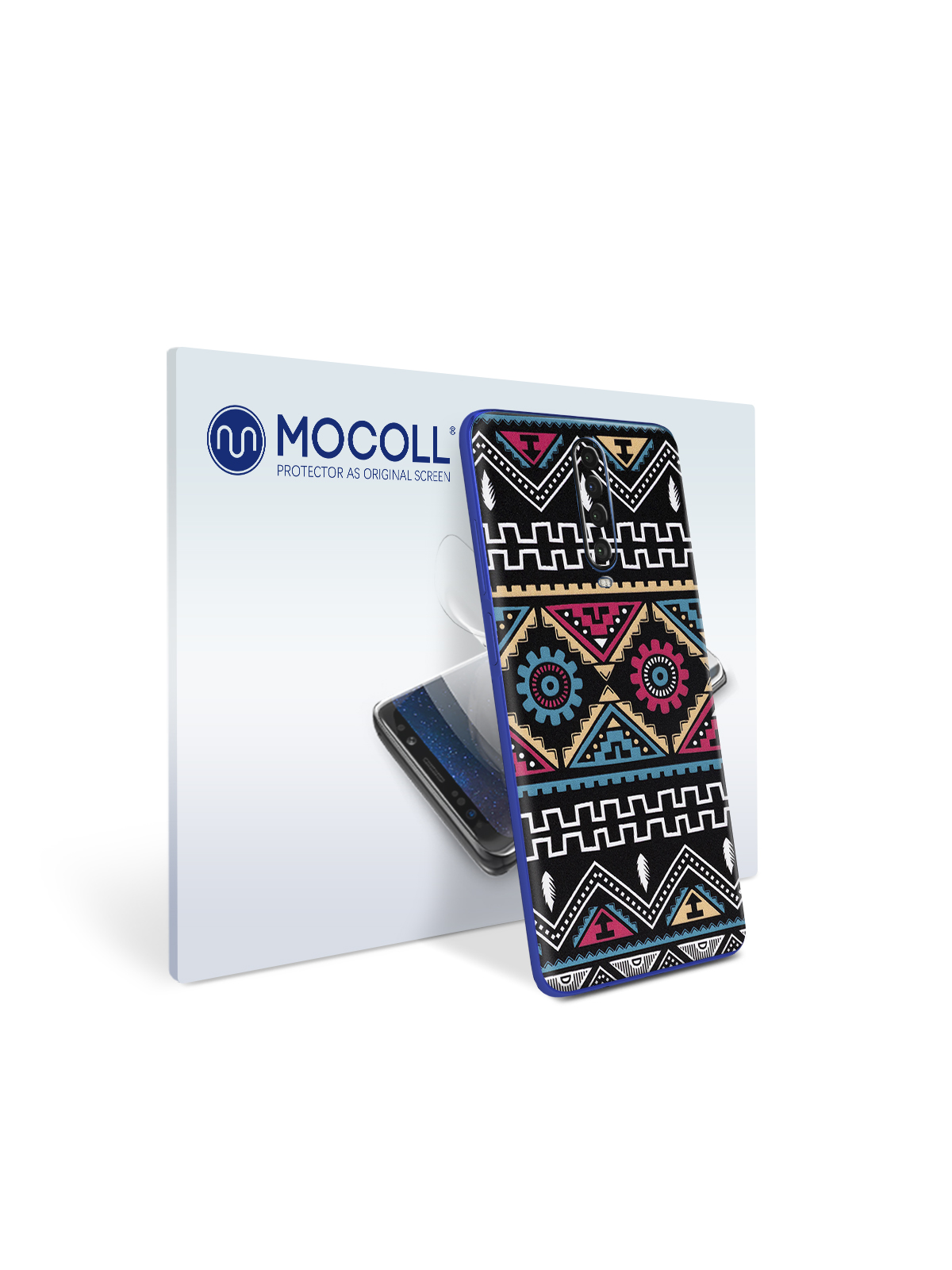 

Пленка защитная MOCOLL для задней панели Xiaomi Poco X2 Богемный узор Икат