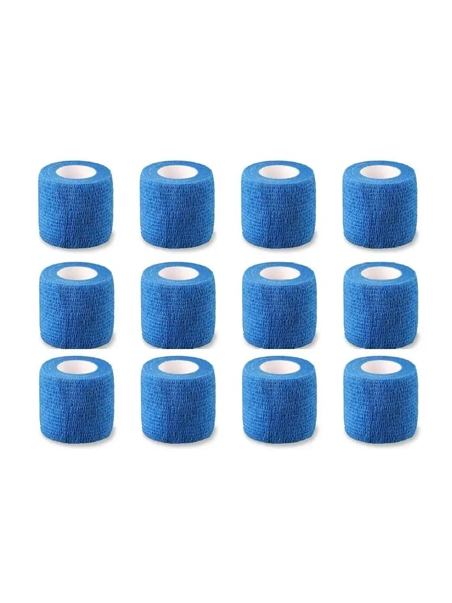 

Спортивный бинт HL Store ТБ-00007-12 синий 450 см 12 шт