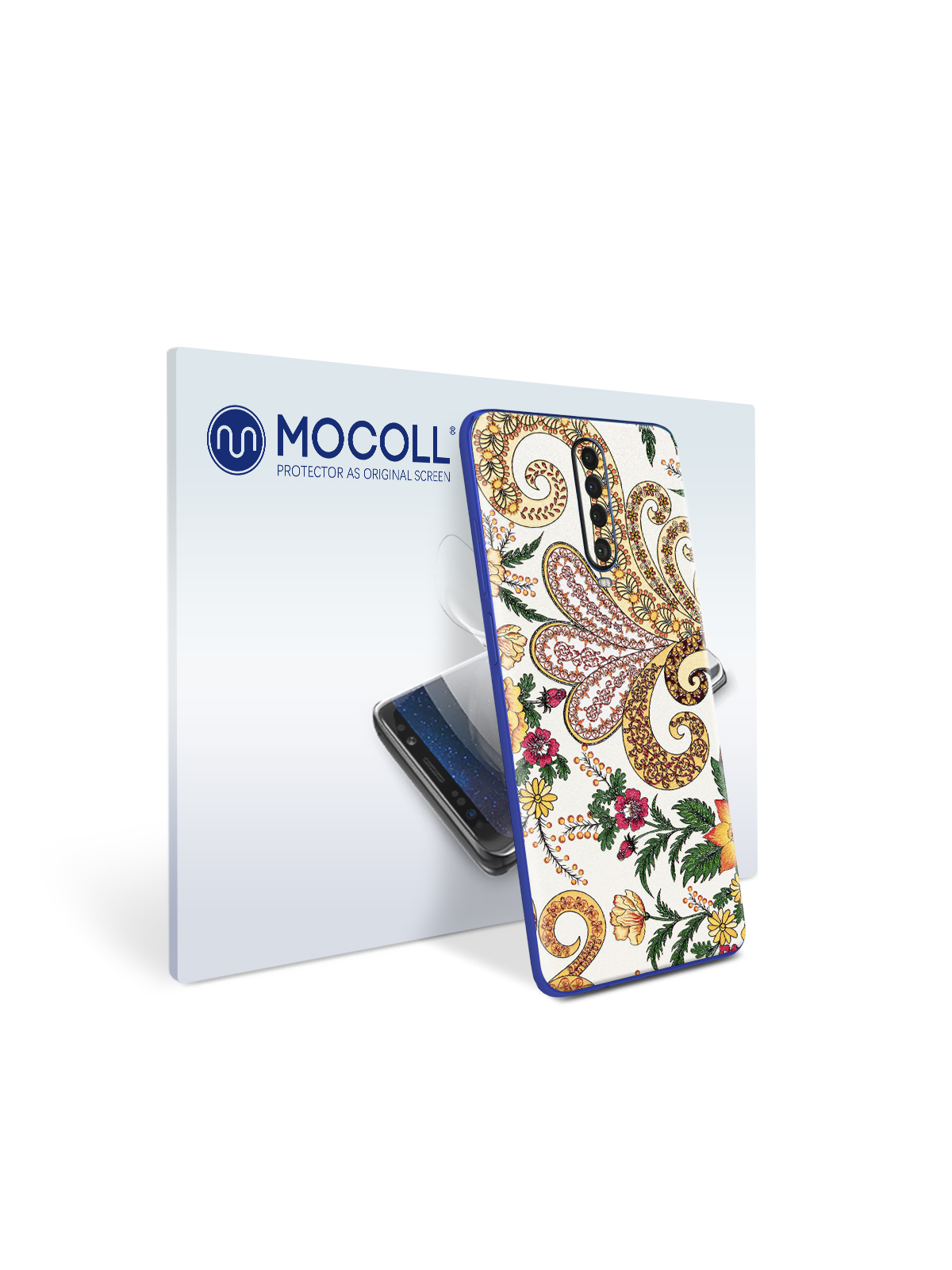 

Пленка защитная MOCOLL для задней панели Xiaomi Poco X2 Богемный узор Планта