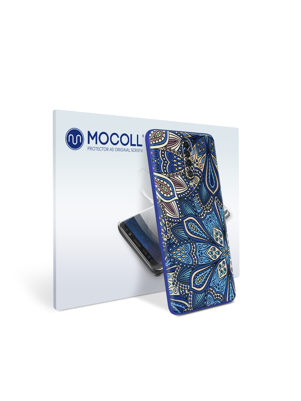 

Пленка защитная MOCOLL для задней панели Xiaomi Poco M2 Богемный узор Флораль