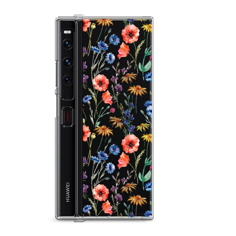

Силиконовый чехол "Маки и васильки фон" на Huawei Mate Xs 2 / Хуавеи Мате Xs 2