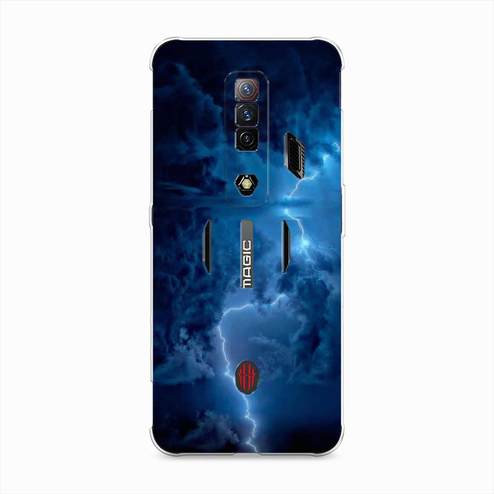 

Чехол Awog на ZTE Nubia Red Magic 7S / ЗТЕ Нубия Ред Мэджик 7С "Молния", Разноцветный, 136350-4