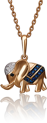 

Кулон из красного золота PLATINA jewelry 03-2362-00-404-1110-03, фианит, 03-2362-00-404-1110-03