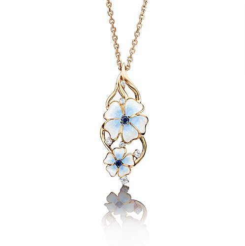 

Кулон из красного золота PLATINA jewelry 03-2416-00-404-1110-25, фианит, 03-2416-00-404-1110-25