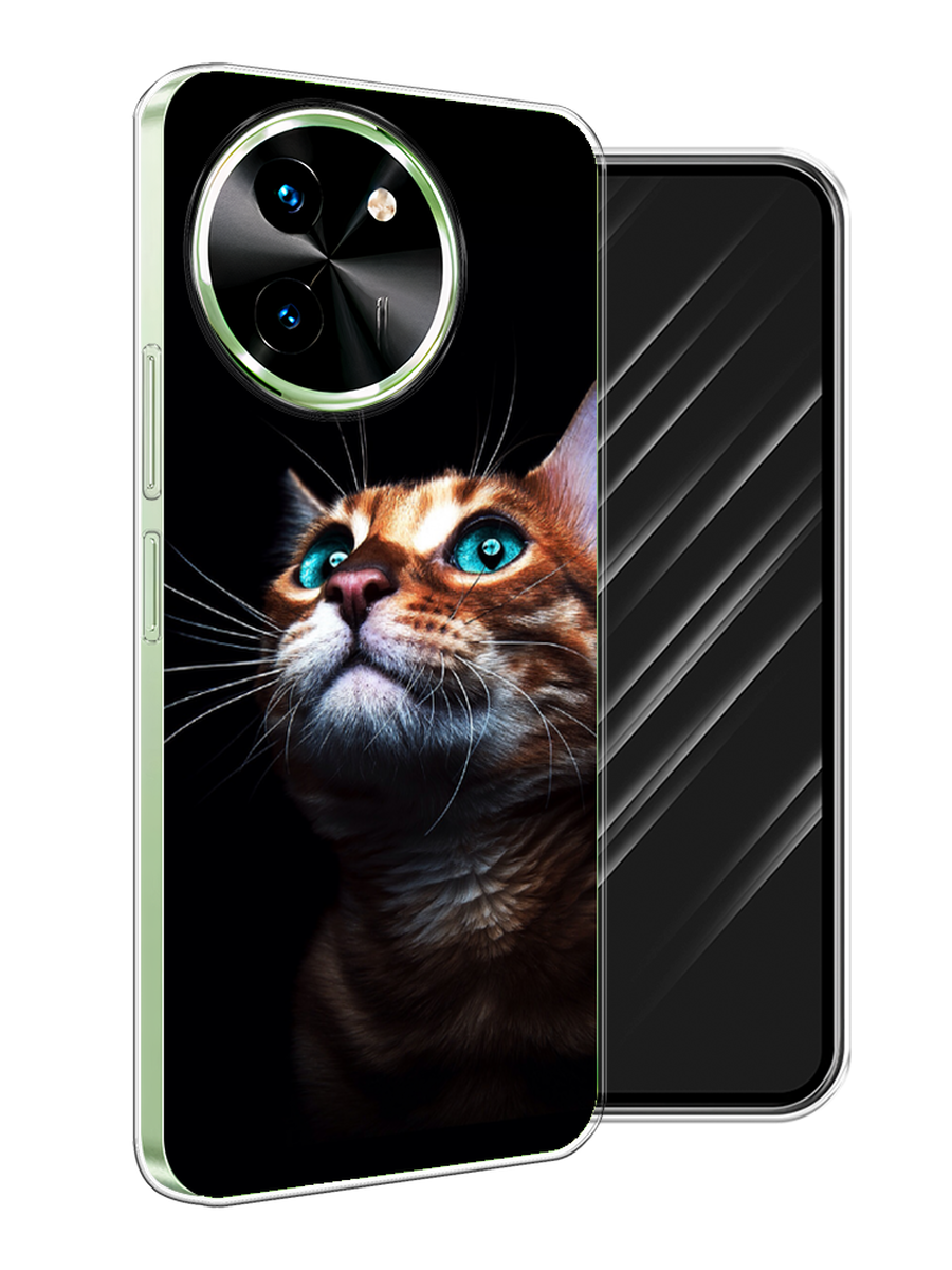 

Чехол Awog на Vivo T3x/Y38 5G "Мечтательный кот", Коричневый, 2610650-1