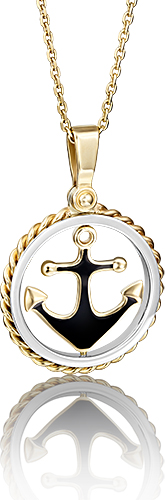 

Подвеска из комбинированного золота с PLATINA jewelry 03-2457-00-000-1121-25, 03-2457-00-000-1121-25