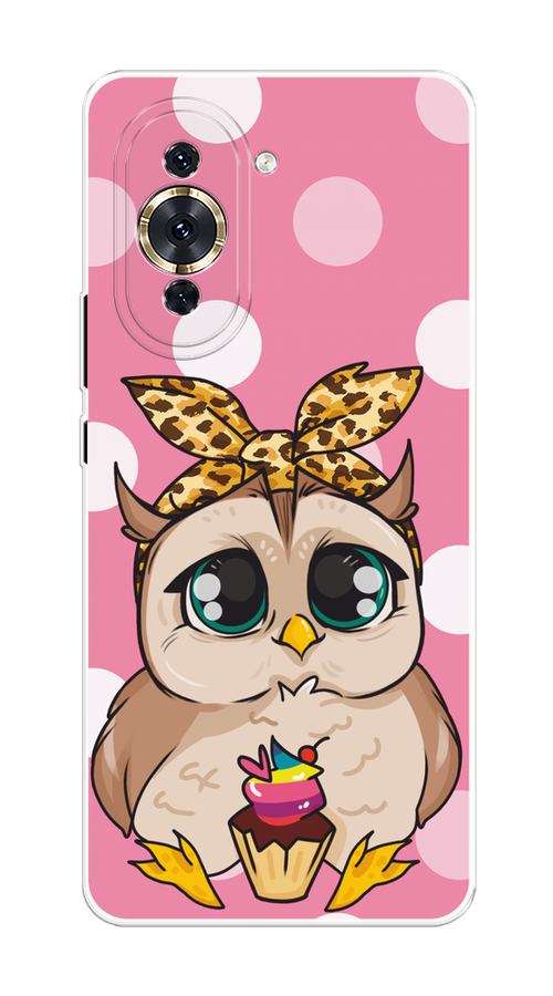 

Чехол на Huawei Nova 10 Pro "Милая совушка на розовом", Розовый;бежевый;коричневый, 6109050-1