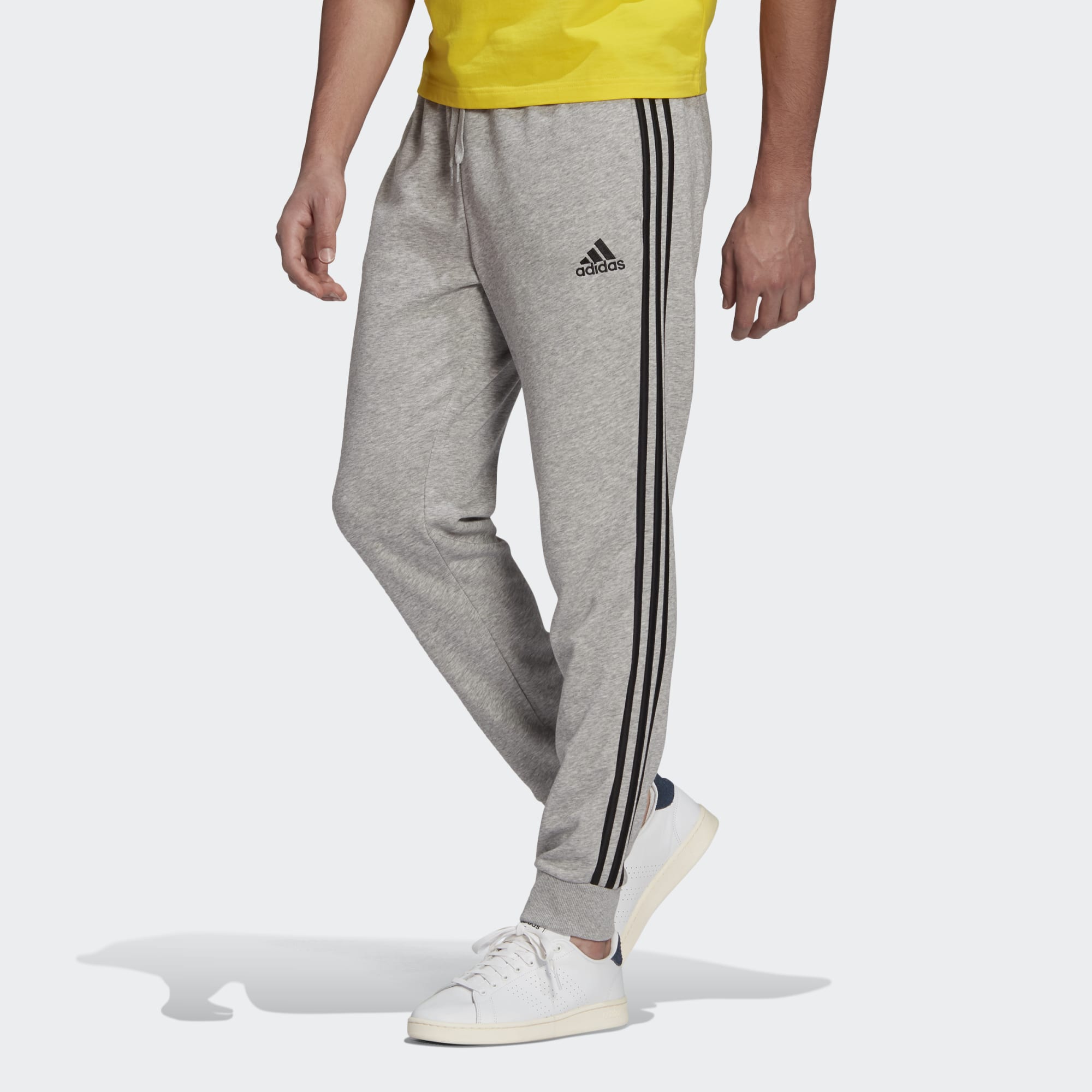 фото Спортивные брюки мужские adidas m 3s ft tc pt серые 2xl