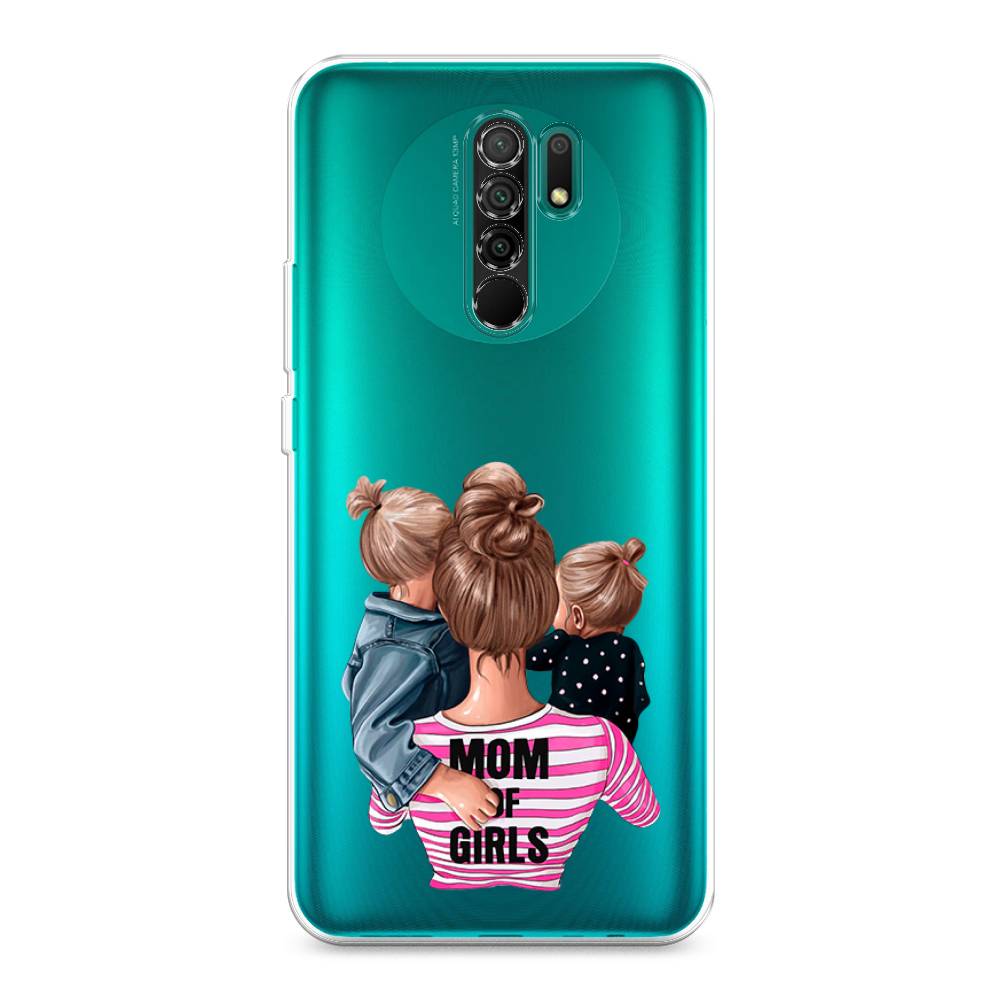

Чехол Awog на Xiaomi Redmi 9 "Mom of Girls", Разноцветный, 38350-6