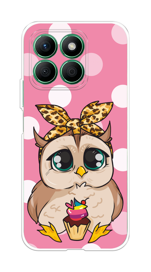 

Чехол на Honor X8B "Милая совушка на розовом", Розовый;бежевый;коричневый, 6123250-1