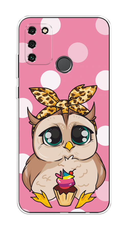 

Чехол на Honor 9A "Милая совушка на розовом", Розовый;бежевый;коричневый, 612350-1