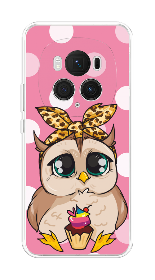 

Чехол на Honor Magic 6 Pro "Милая совушка на розовом", Розовый;бежевый;коричневый, 6123750-1