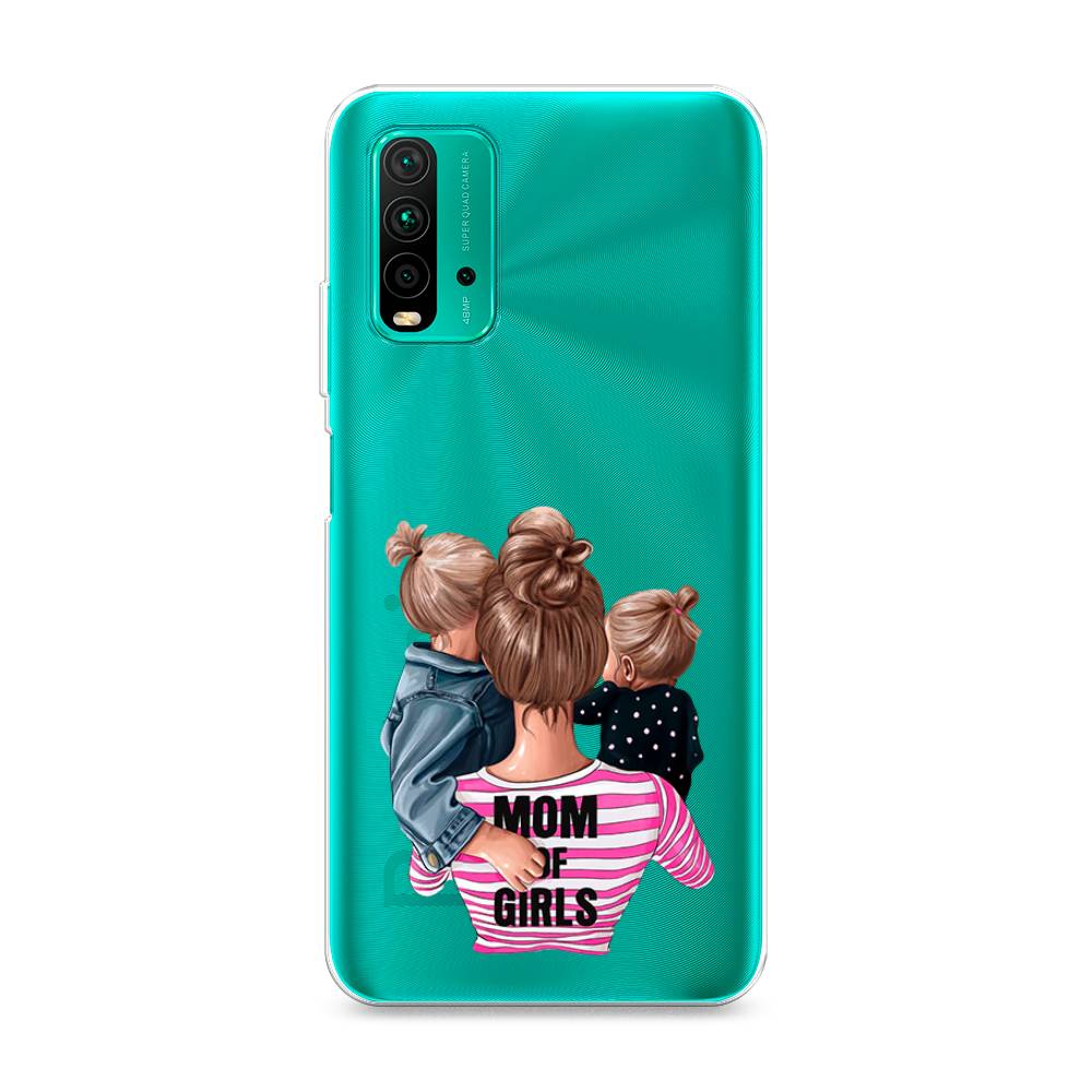 

Чехол Awog на Xiaomi Redmi 9T "Mom of Girls", Разноцветный, 39850-6