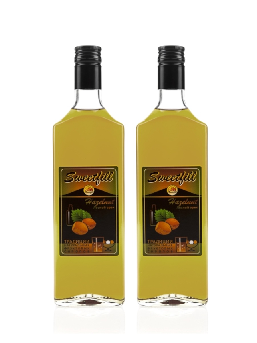 

Комплект сиропов Sweetfill Лесной орех, 2 шт по 0,5 л