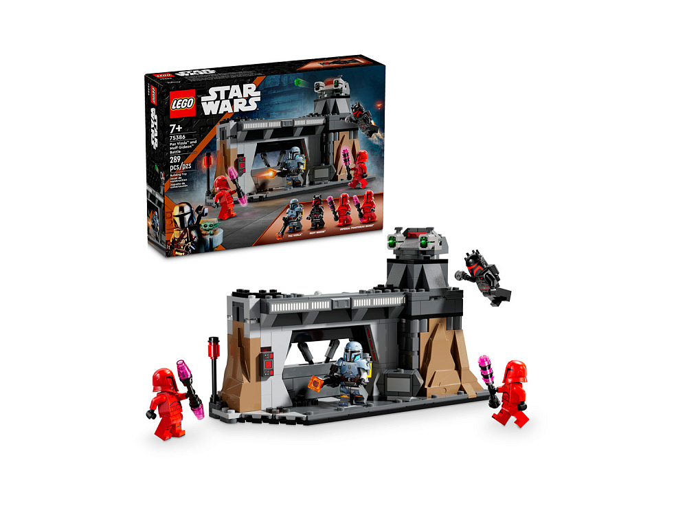 

Конструктор LEGO Star Wars Битва Паз Визслы и Моффа Гидеона, 289 деталей, 75386, 75386