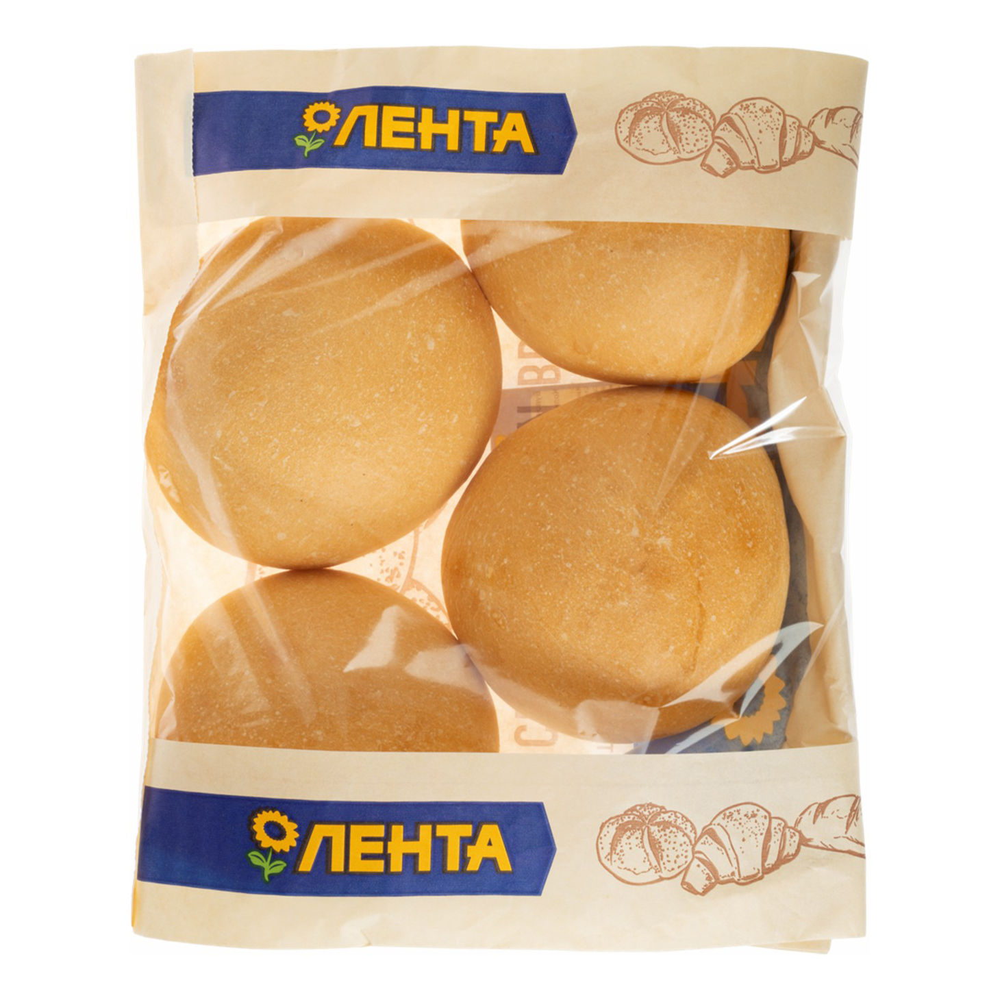 

Булочка Пшеничная 40 г x 4 шт