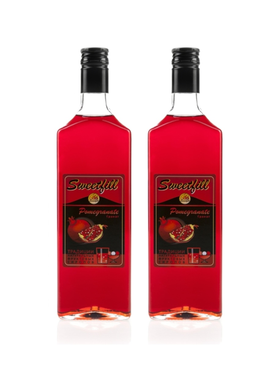 

Комплект сиропов Sweetfill Гранат, 2 шт по 0,5 л