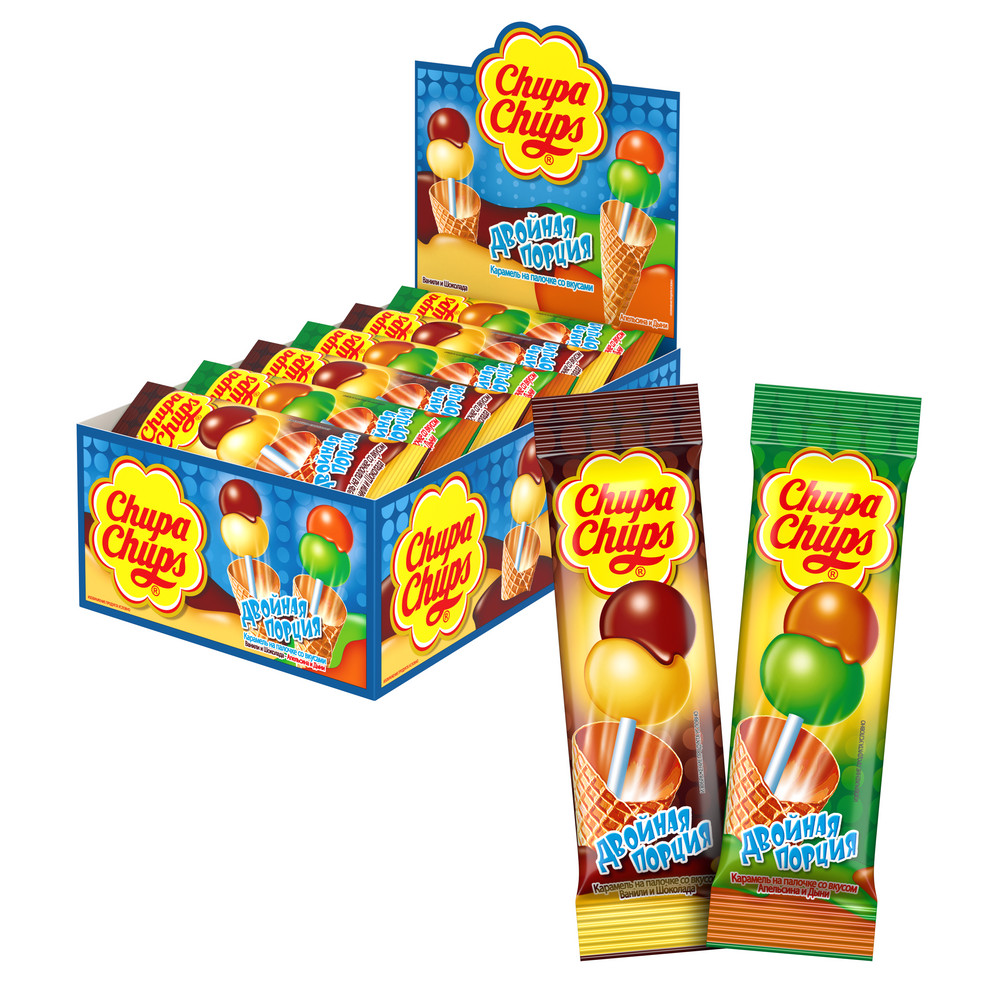 

Карамель Chupa Chups двойная порция х 24 шт