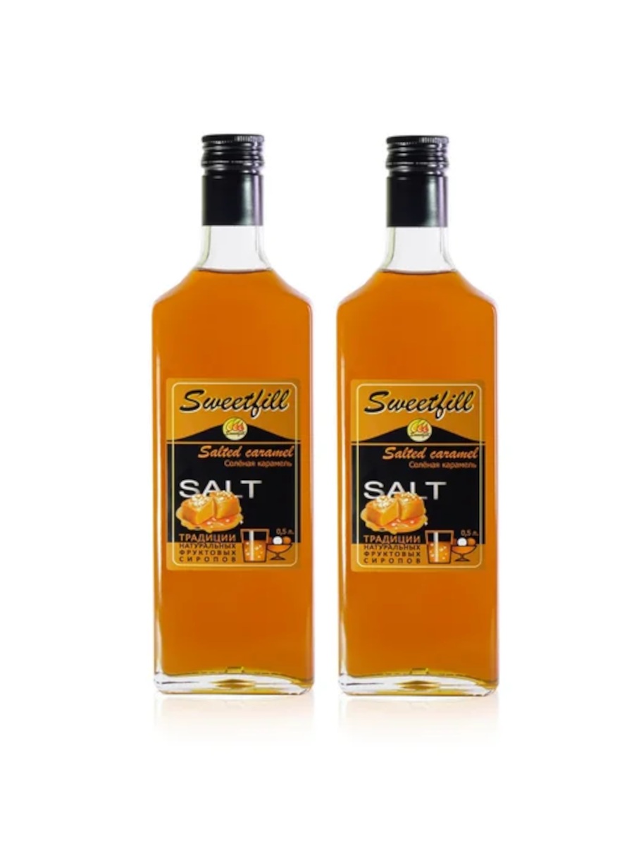 

Комплект сиропов Sweetfill Соленая карамель, 2 шт по 0,5 л