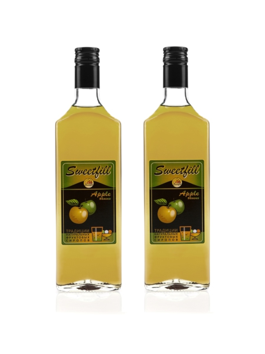 

Комплект сиропов Sweetfill Яблоко, 2 шт по 0,5 л