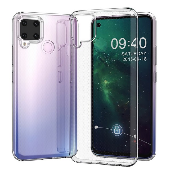 фото Krutoff / чехол-накладка krutoff clear case для realme c15 ( реалми с15 )