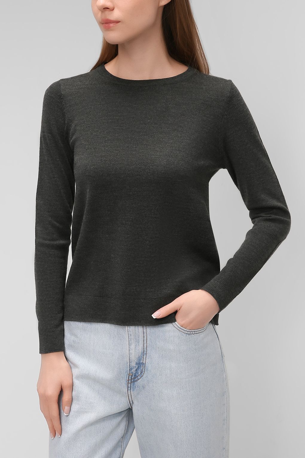 

Джемпер женский Essentials by Stockmann 2108 ADELYN хаки XL, 2108 ADELYN