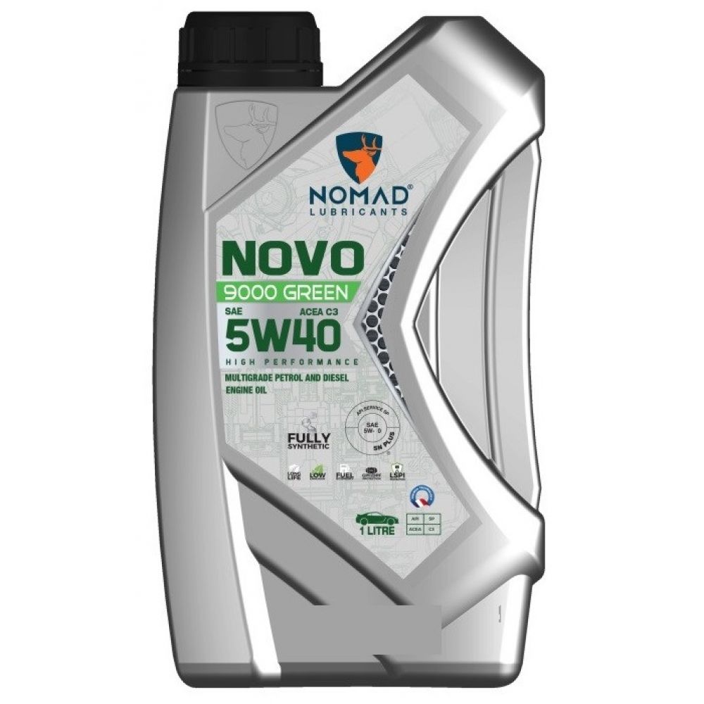 Моторное масло Nomad Novo 9000 Green 5W40 Acea C3 1л