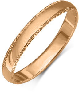 

Кольцо обручальное из красного золота р. 16 PLATINA jewelry 01-3237-00-000-1110-18, 01-3237-00-000-1110-18