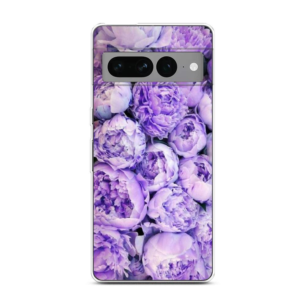 

Чехол Awog на Google Pixel 7 Pro "Пионы сиреневые", Разноцветный