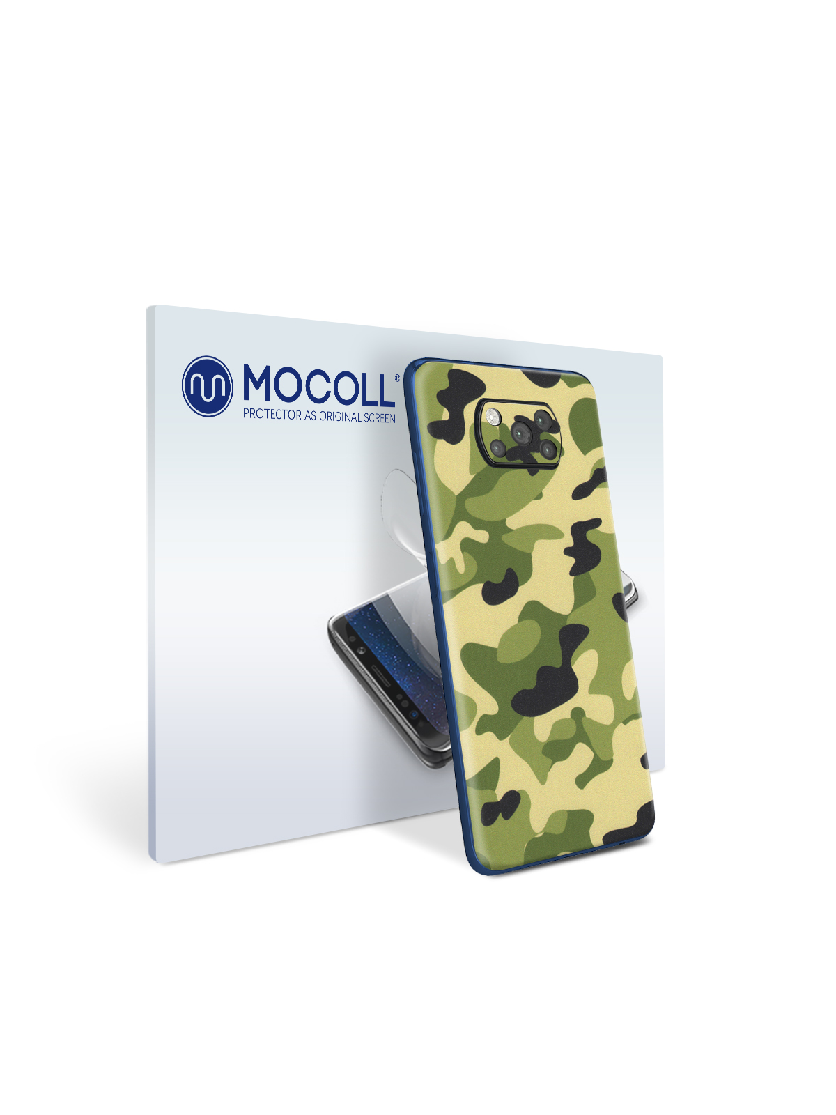 

Пленка защитная MOCOLL для задней панели Xiaomi Poco X3 NFC Хаки Зеленый