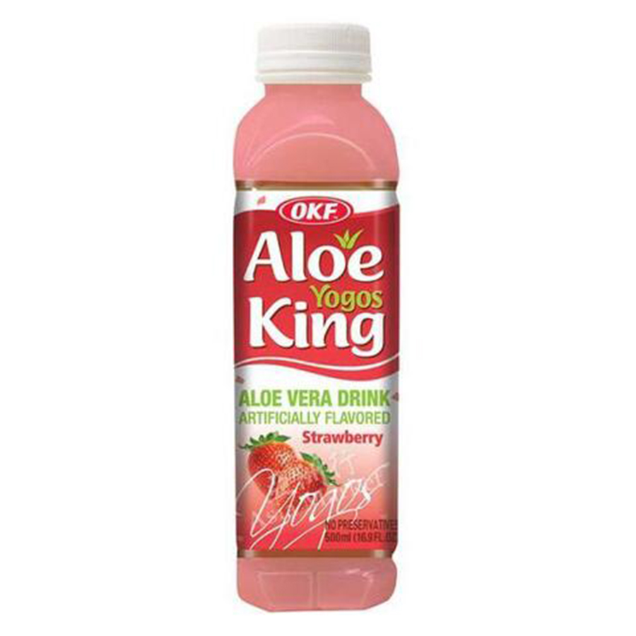 

Напиток OKF Aloe Yogos King Strawberry, йогуртовый, негазированный, 500 мл