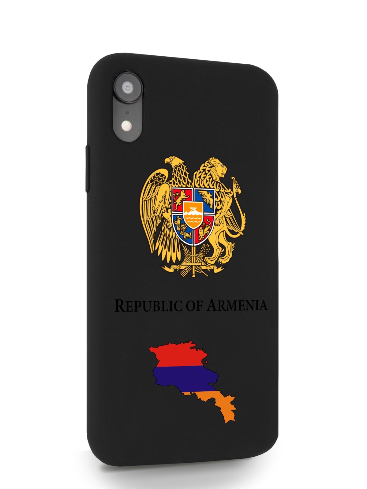 

Черный SignumCase для iPhone XR Герб Армении черный, iPhone XR Герб Армении