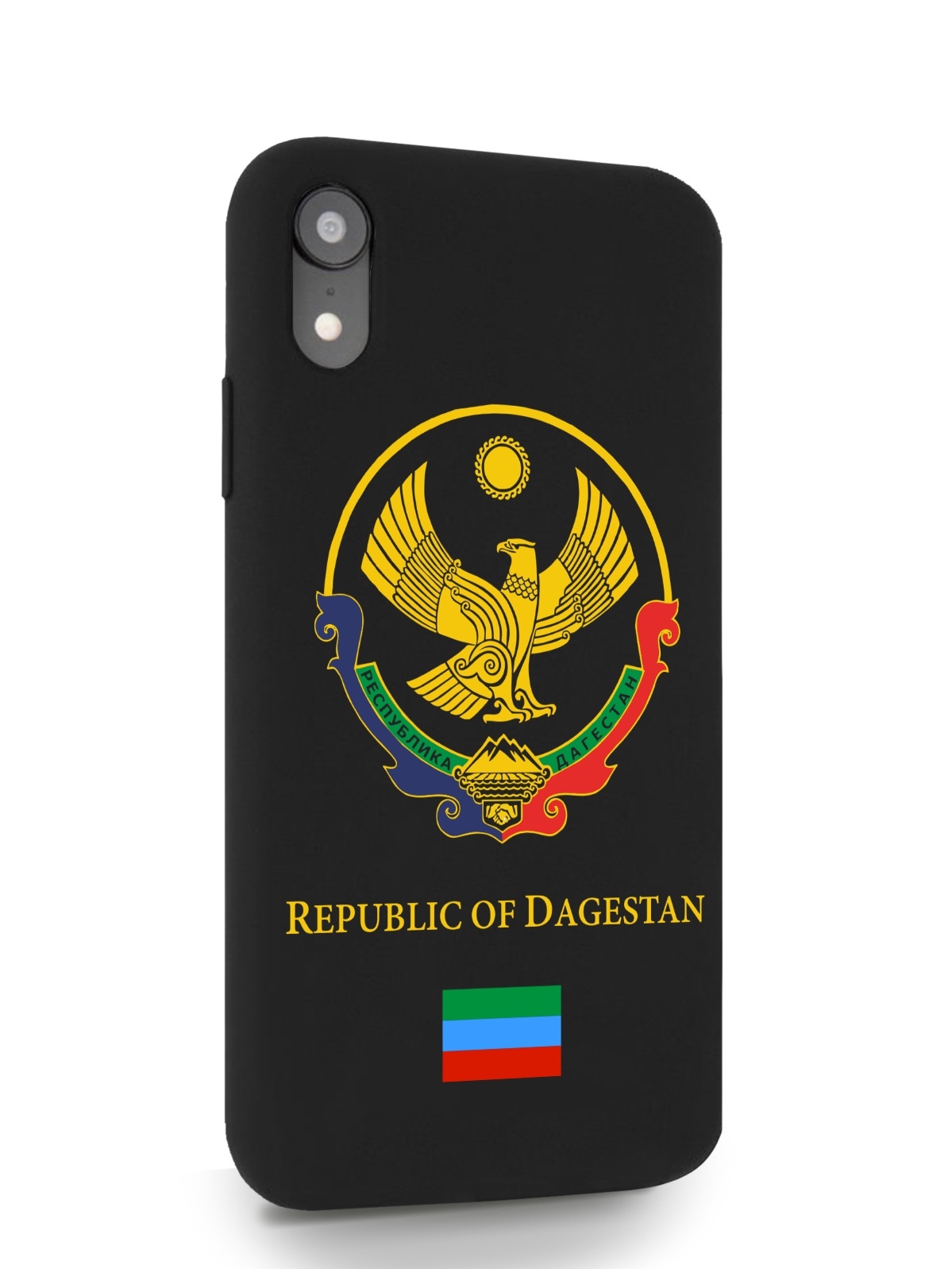 

Черный SignumCase для iPhone XR Герб Дагестана черный, iPhone XR Герб Дагестана