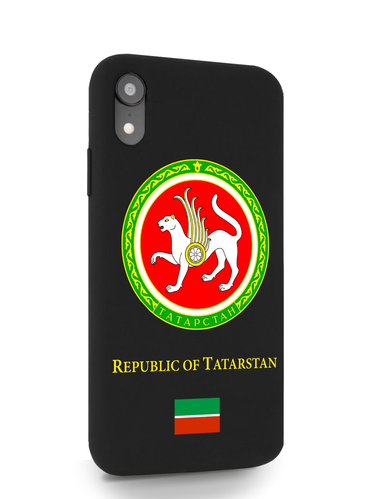 

Черный SignumCase для iPhone XR Герб Татарстана черный, iPhone XR Герб Татарстана