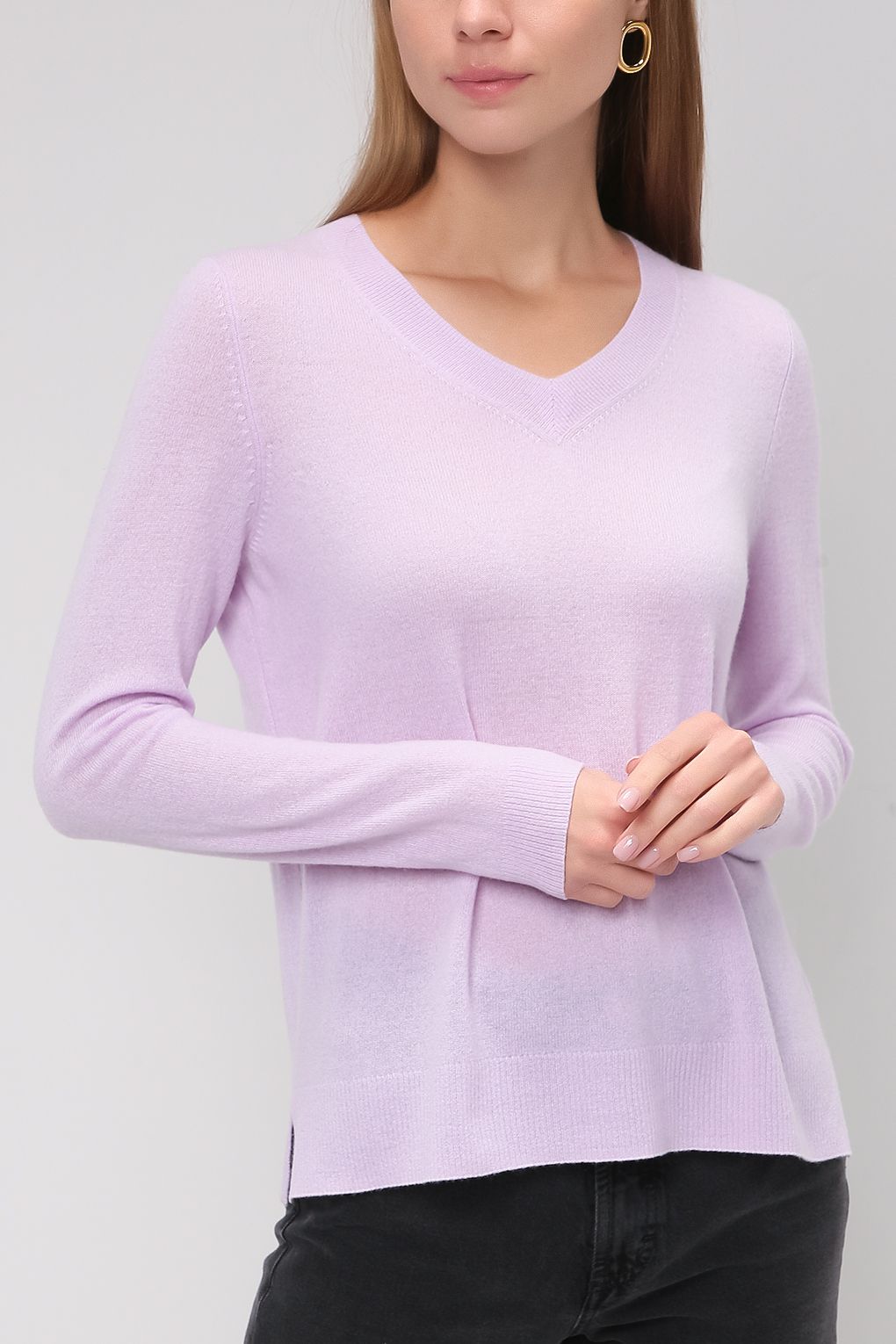 

Пуловер женский Essentials by Stockmann 2109 SELENA фиолетовый M, 2109 SELENA