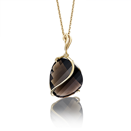 

Кулон из желтого золота PLATINA jewelry 03-2467-00-202-1130-46, кварц, 03-2467-00-202-1130-46