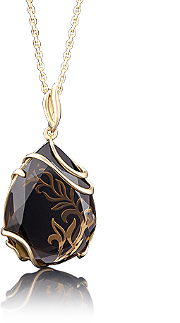 

Кулон из желтого золота PLATINA jewelry 03-2470-00-202-1130-46, кварц, 03-2470-00-202-1130-46