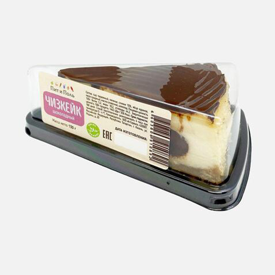 

Чизкейк Пит и Поль шоколадный, халяль, замороженный, 170 г