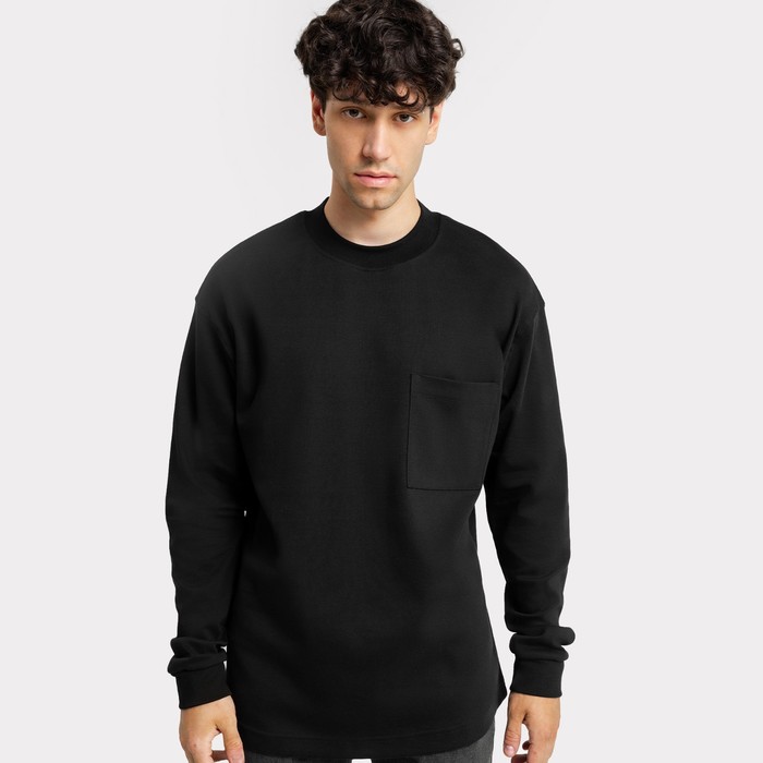 

Лонгслив мужской Mark Formelle Р00010855 черный 48, Р00010855