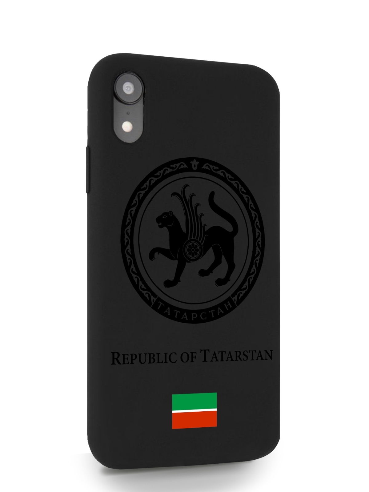 

Черный SignumCase для iPhone XR Черный лаковый Герб Татарстана черный, iPhone XR Черный лаковый Герб Татарстана
