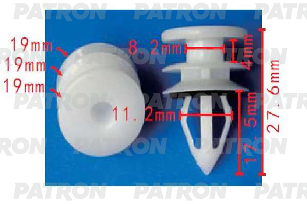 

Клипса Автомобильная PATRON P371581